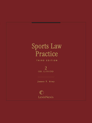 cover image of Sports Law Practice